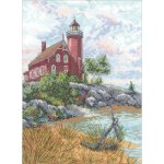Eagle Harbor Lighthouse Counted Cross Stitch Kit (image for) Eagle Harbor Lighthouse Counted Cross Stitch Kit